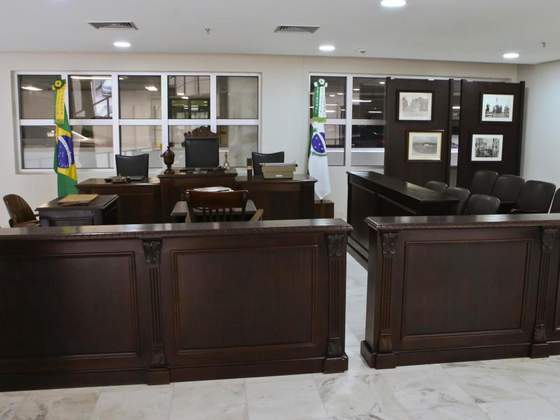 Exposição permanente do Museu da Justiça