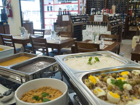 Buffet por quilo durante a semana