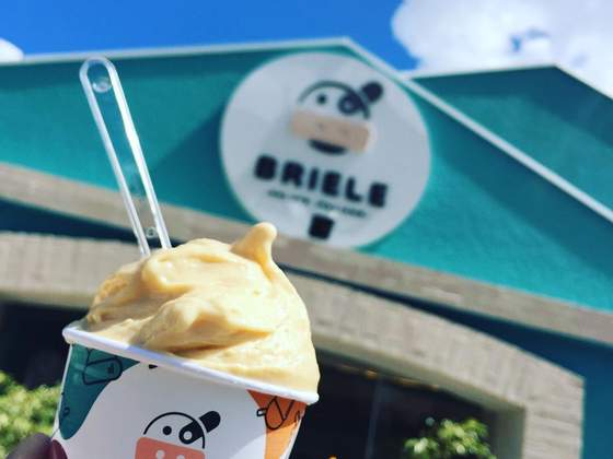 Gelato sabor caramelo