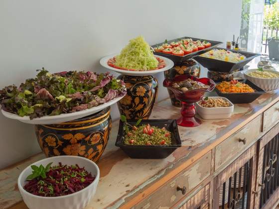 Buffet a quilo no restaurante Jovita