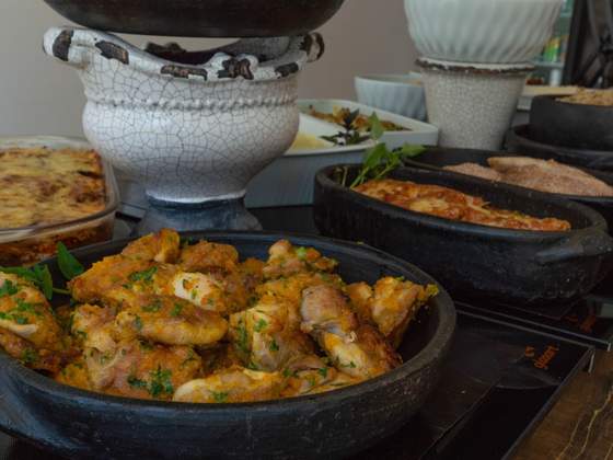 Buffet a quilo no restaurante Jovita