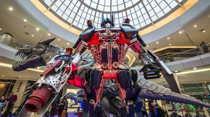 Último final de semana para ver a exposição de Transformers gigantes em Curitiba