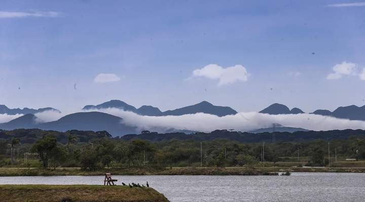 Novo parque em Pinhais tem mega vista da Serra do Mar