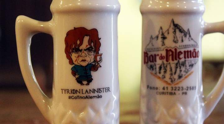 Bar do Alemão cria canequinhos de submarino de Game of Thrones