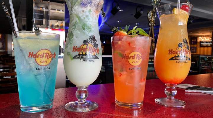 Quatro drinks de assinatura para experimentar no Hard Rock Cafe