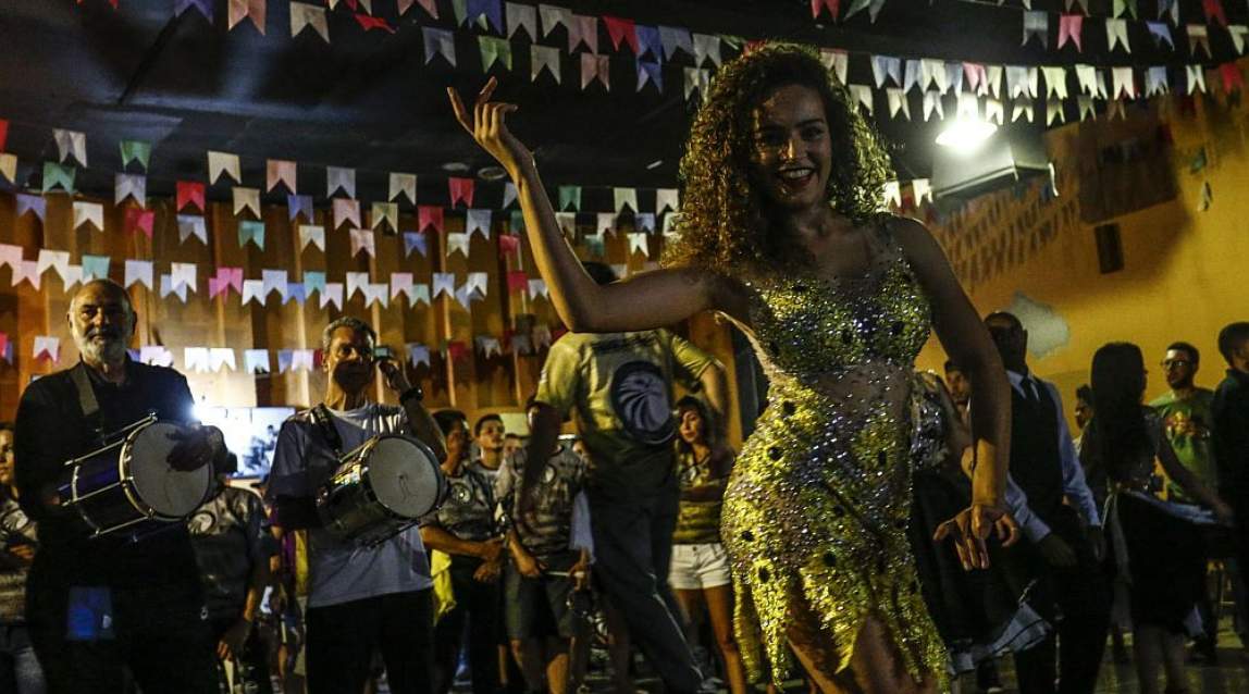 Acadêmicos da Realeza em ensaio aberto em 2018. Foto: Jonathan Campos/Arquivo Gazeta do Povo