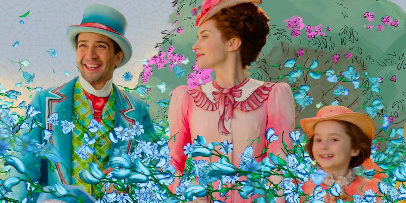 A continuação de Mary Poppins também tem cenas com animação 2D