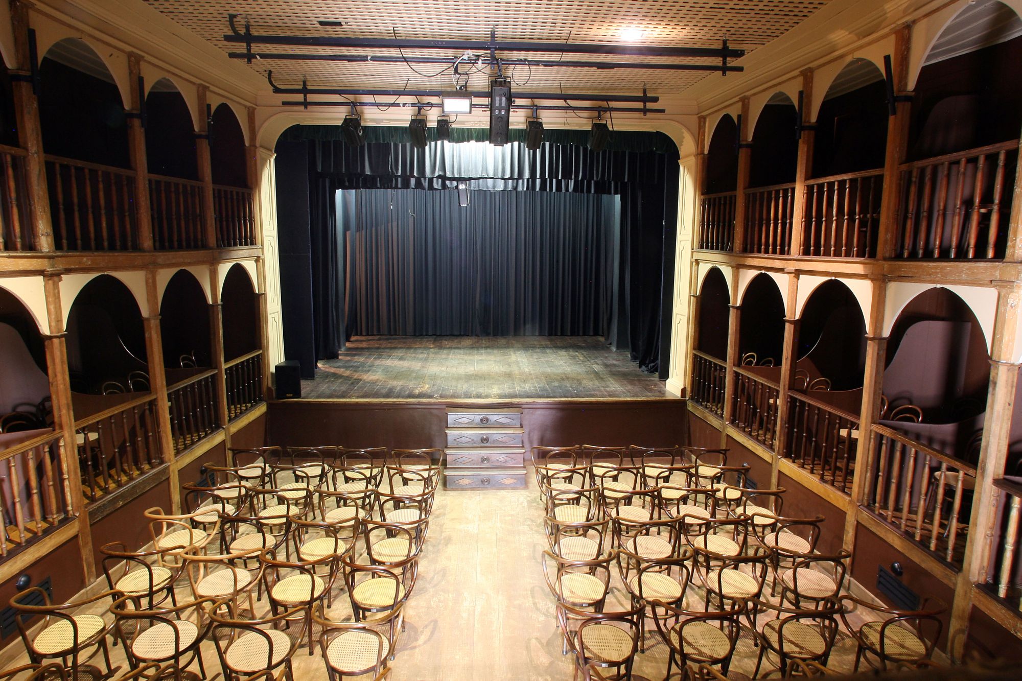Theatro São João, construção do século 19 na Lapa. Foto: Hedeson Alves/Arquivo Gazeta do Povo