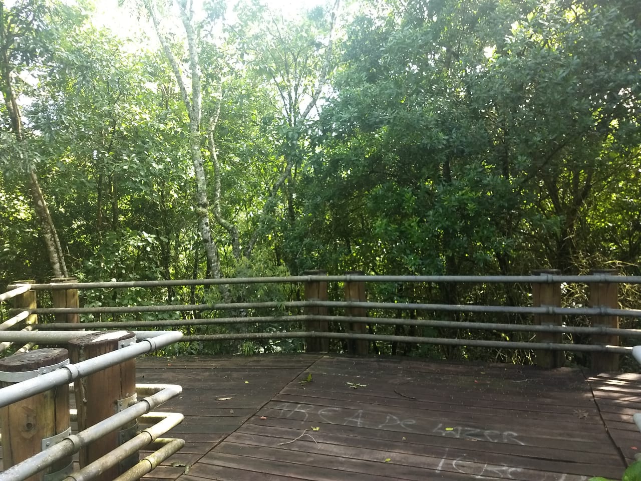 Primeiro dos decks do parque 